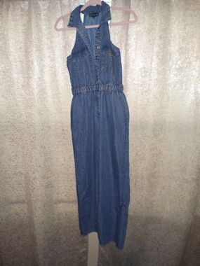 Blue Denim Jumpsuit